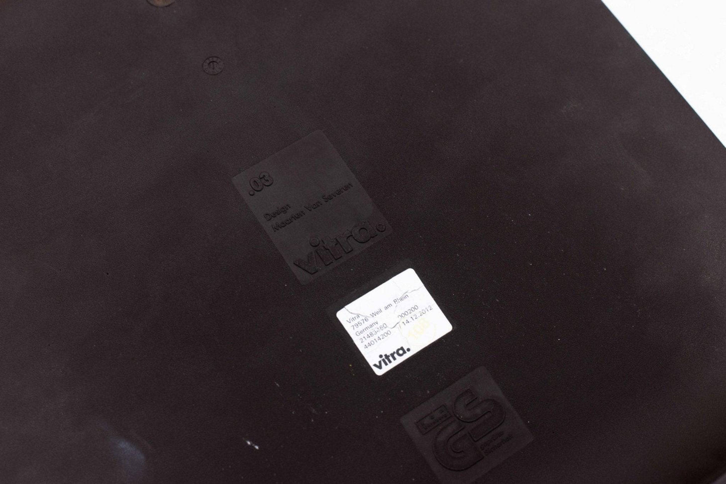 Maarten Van Severen .03 Stühle von Vitra in Dunkelbraun - 2nd home