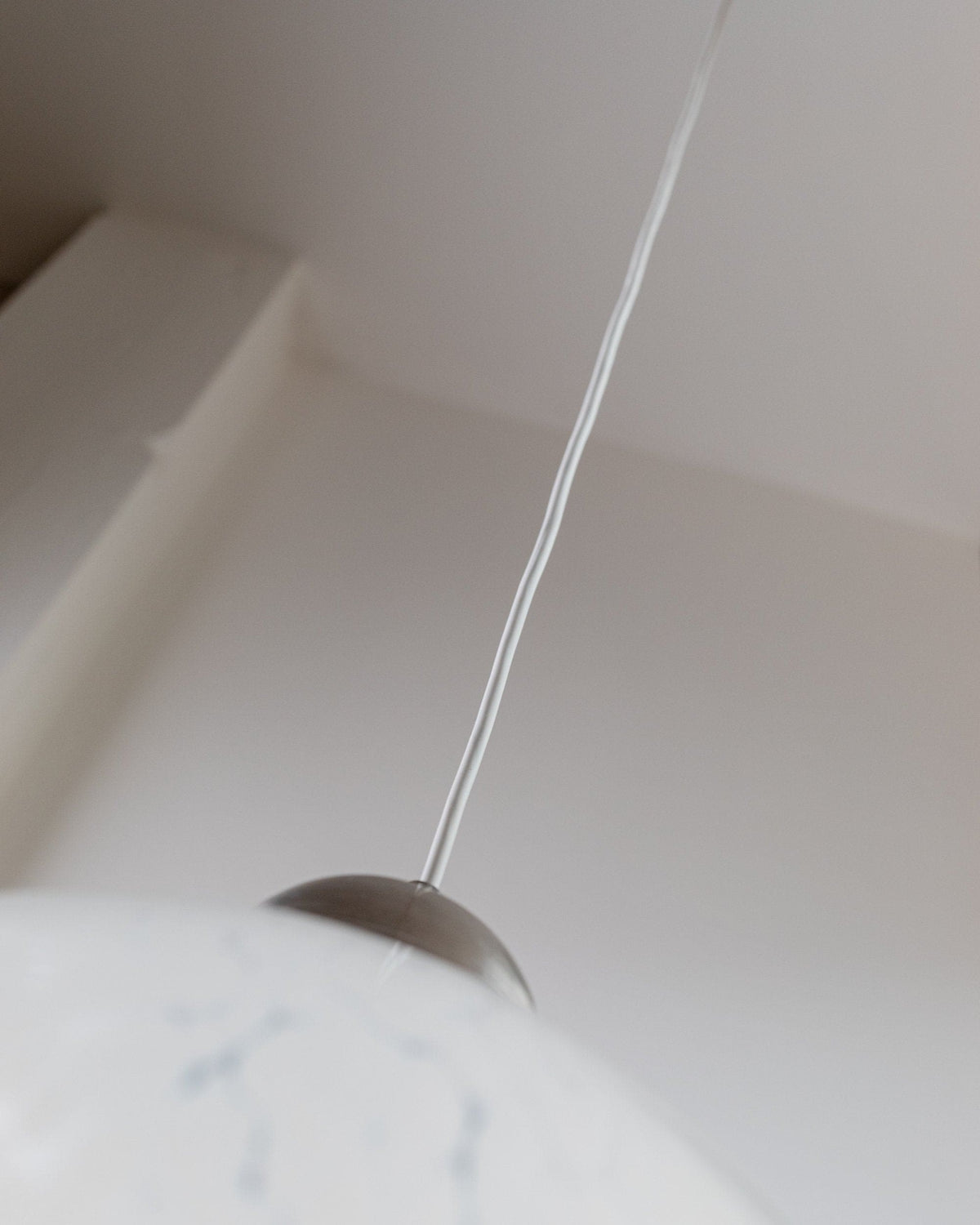Vintage ceiling light Murano glass by Buzzi Gang for BuzziGang white Space Age Design