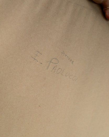 Lithographie vintage d'Enrico Paolucci pour Enrico Paolucci colorée