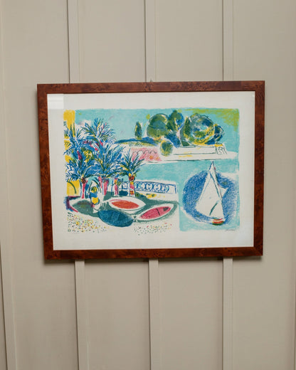 Lithographie vintage d'Enrico Paolucci pour Enrico Paolucci colorée