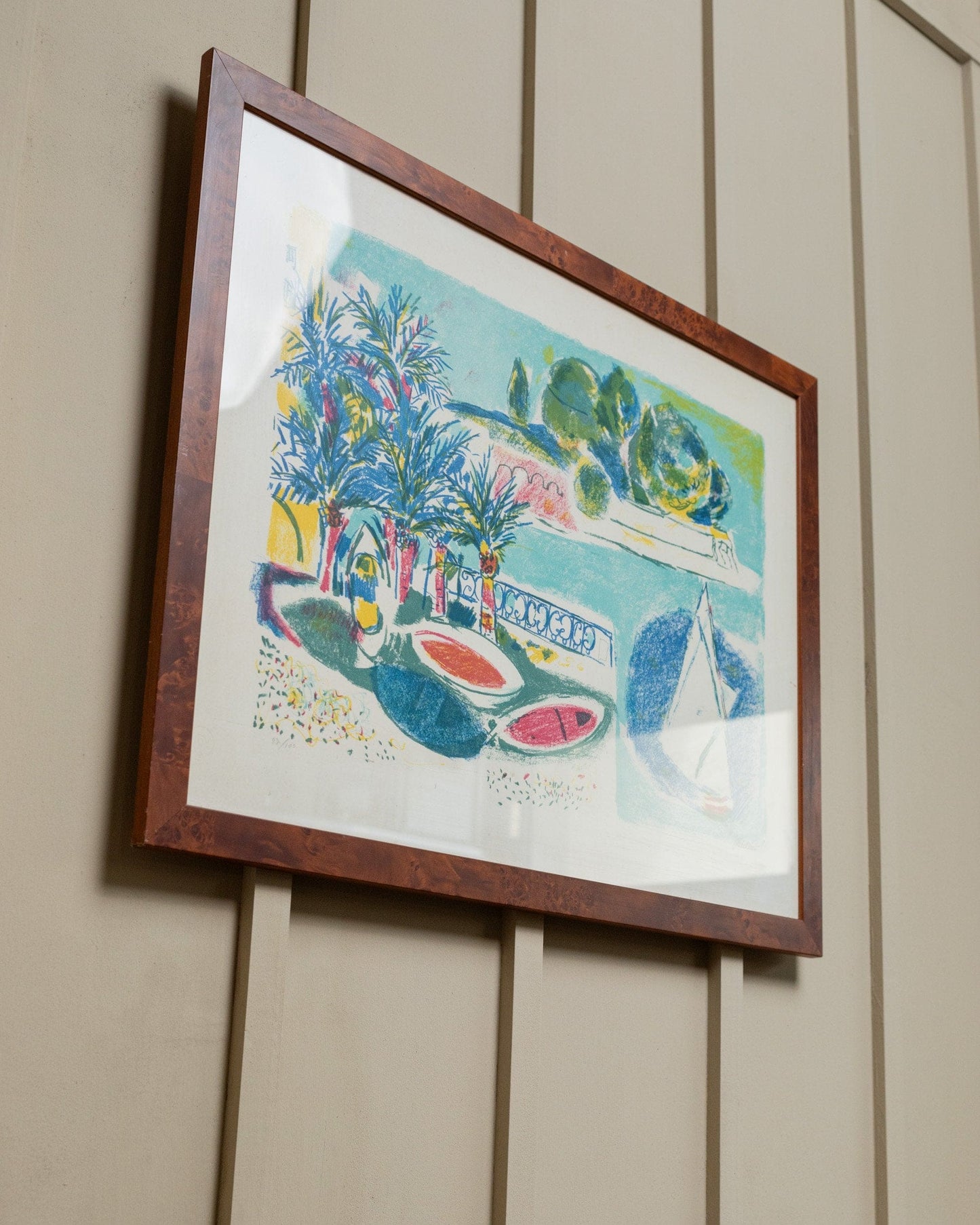 Lithographie vintage d'Enrico Paolucci pour Enrico Paolucci colorée