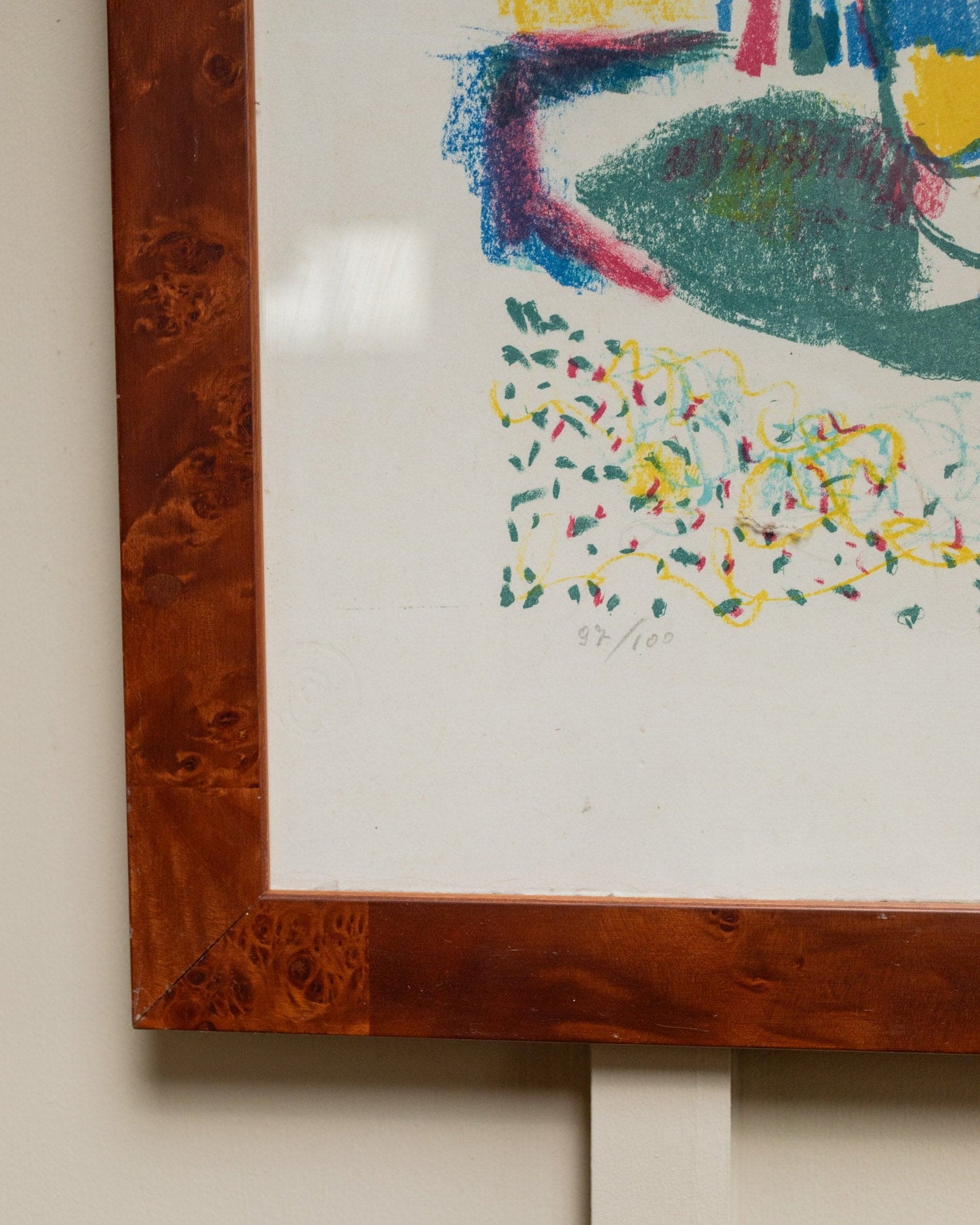 Lithographie vintage d'Enrico Paolucci pour Enrico Paolucci colorée