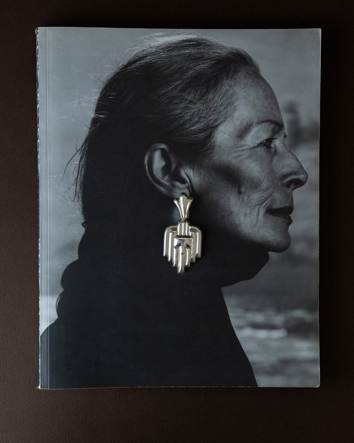 Boucles d'oreilles vintage en argent Art déco Italie années 1970