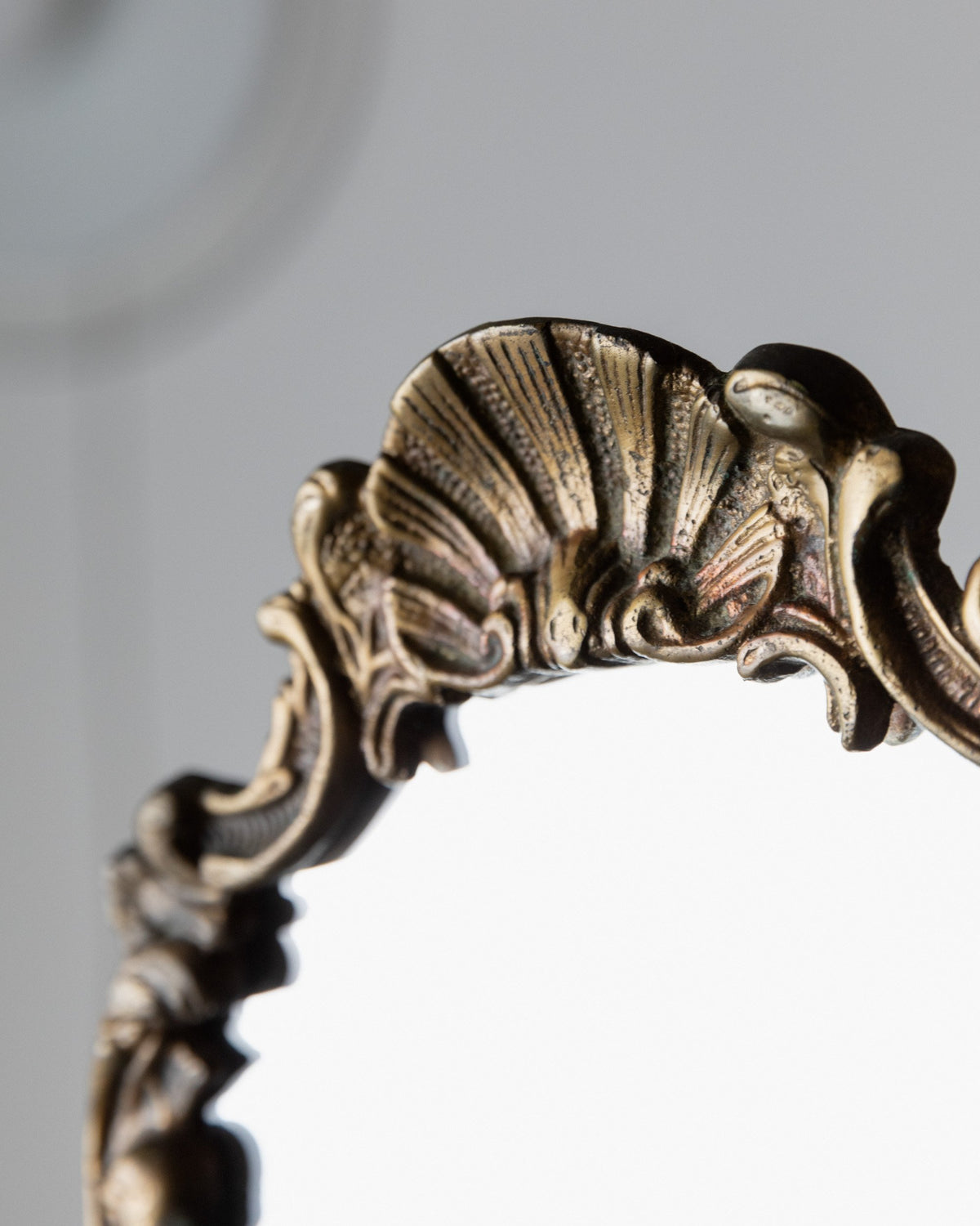 Vintage Vanity Mirror Baroque Style France 1930s