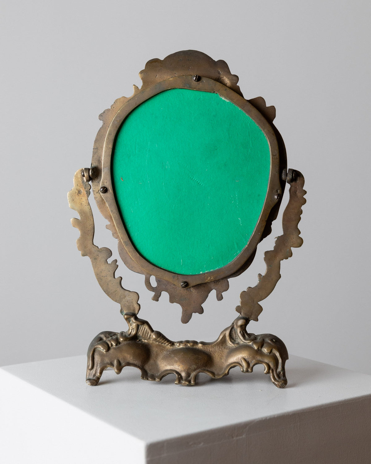 Vintage Vanity Mirror Baroque Style France 1930s