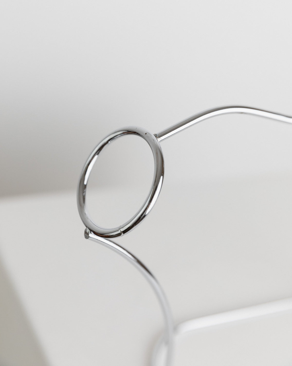 Vintage Bottle Holder Stainless Steel Spiral Space Age Design Italy 1980s