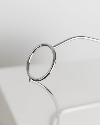 Vintage Flaschenhalter Edelstahl Spirale Raumzeitalter Design Italien 1980er