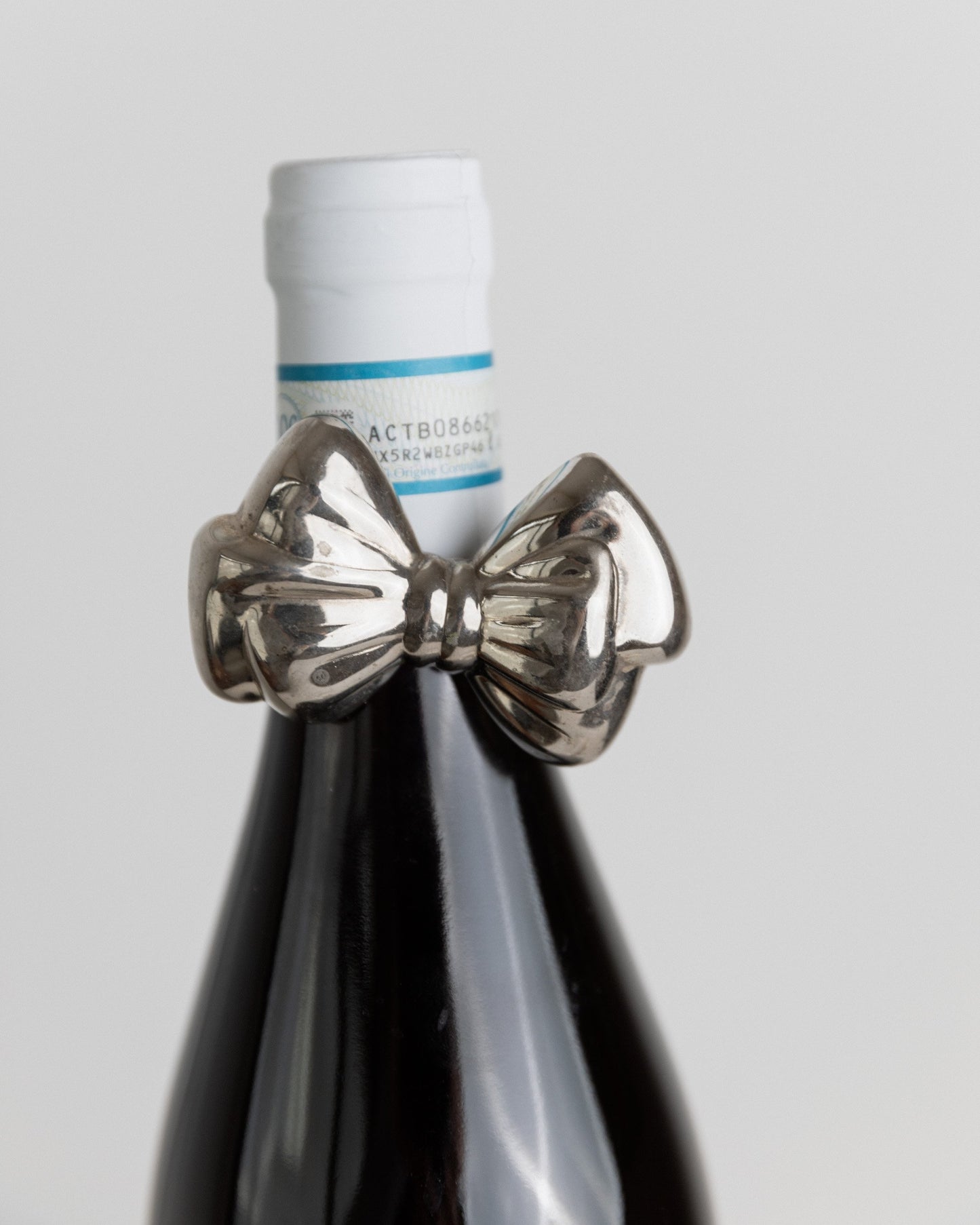 Vintage Flaschenzubehör versilbert Italien 1960er Set von 2