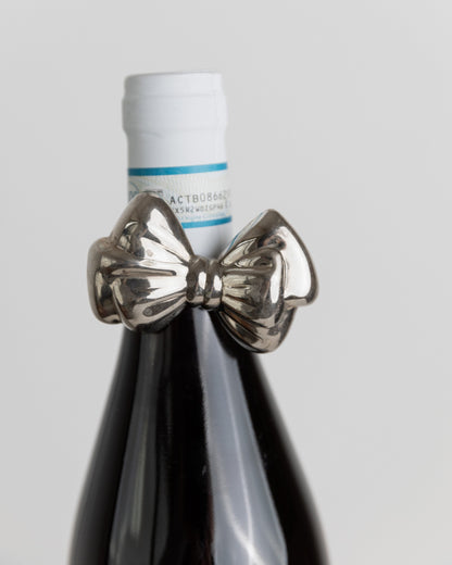 Vintage Flaschenzubehör versilbert Italien 1960er Set von 2