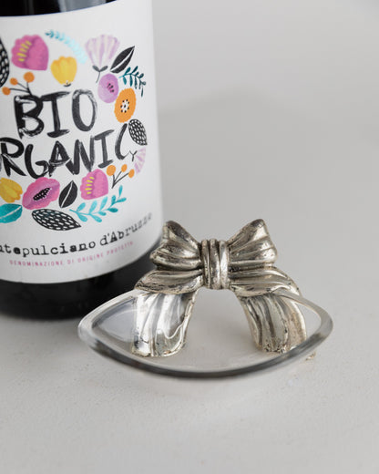 Vintage Flaschenzubehör versilbert Italien 1960er Set von 2