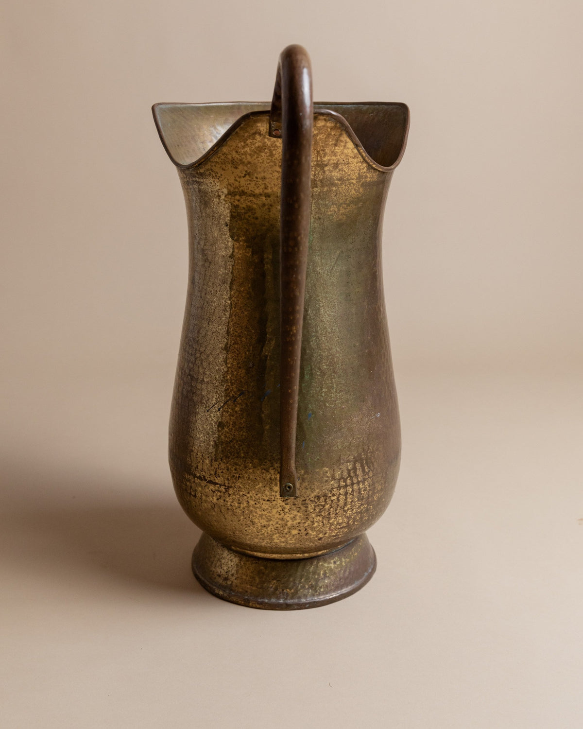 Vintage Messingkrug Italien 1950er klassisches Design Landhaus Deko