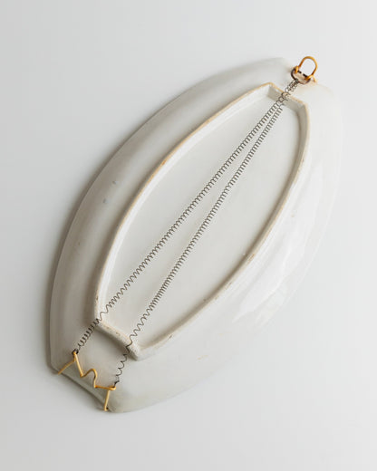 Assiette murale vintage en céramique motif abstrait coloré Design Mid Century Italie années 1970