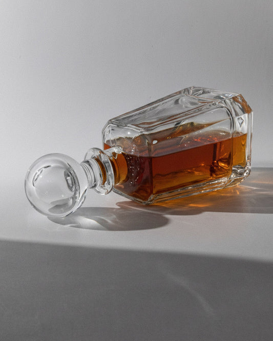 Vintage Dekanter Murano Glas mit Kugelstopfen von L. und G. Murano