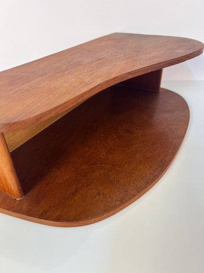 Vintage Wandregal aus Teak aus Dänemark
