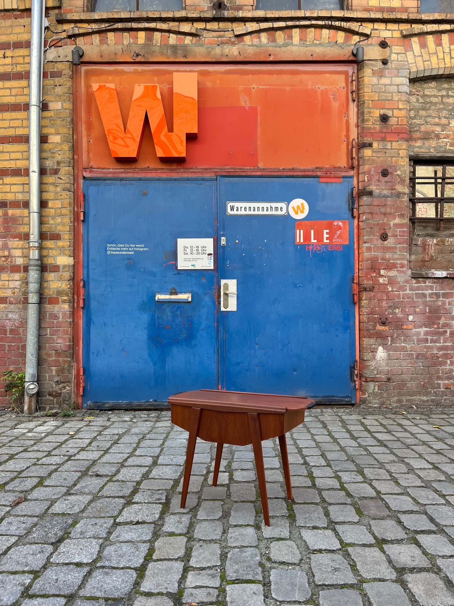 Beistelltisch Nähkasten Teak aus Dänemark