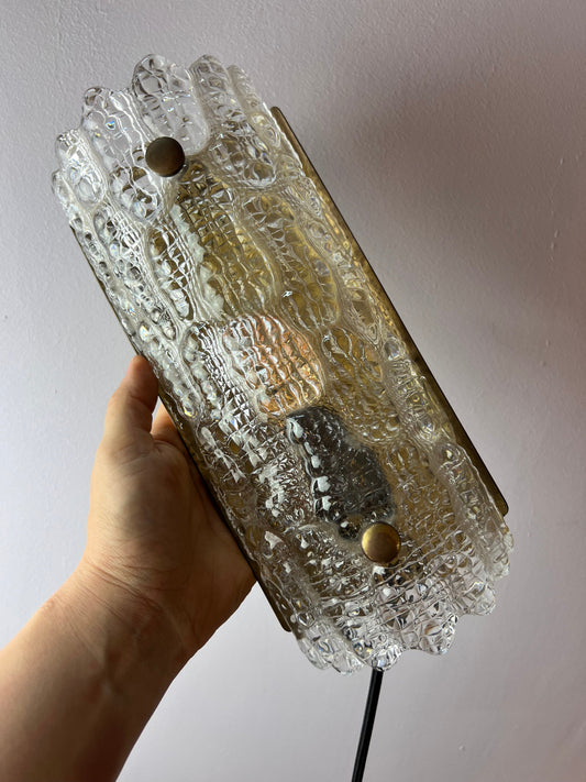 Vintage Wandlampe von Carl Fagerlund für Orrefors