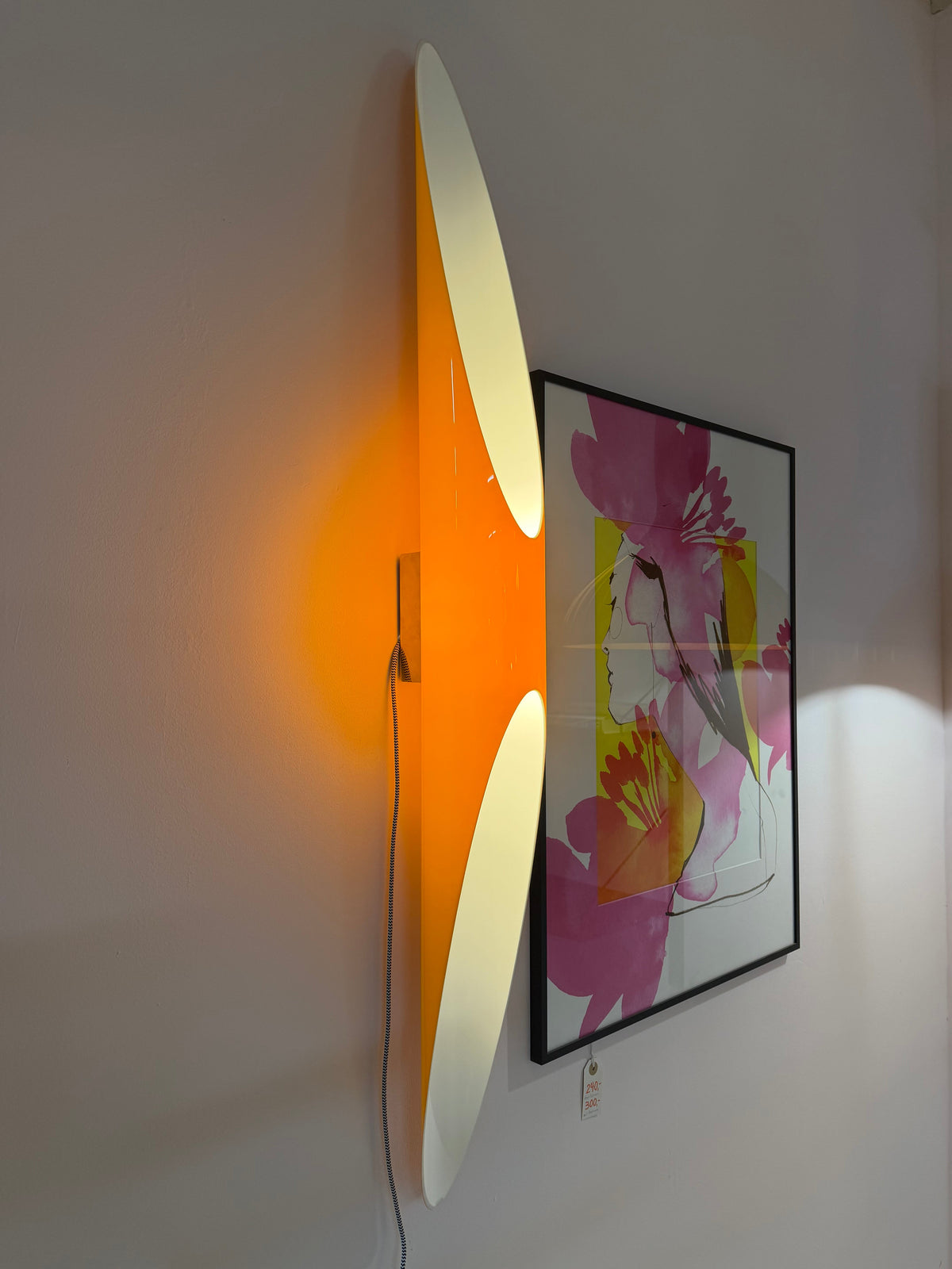 Wandlampe Shakti Wall Fix von Marzio Rusconi Clerici für Kundalini, Orange