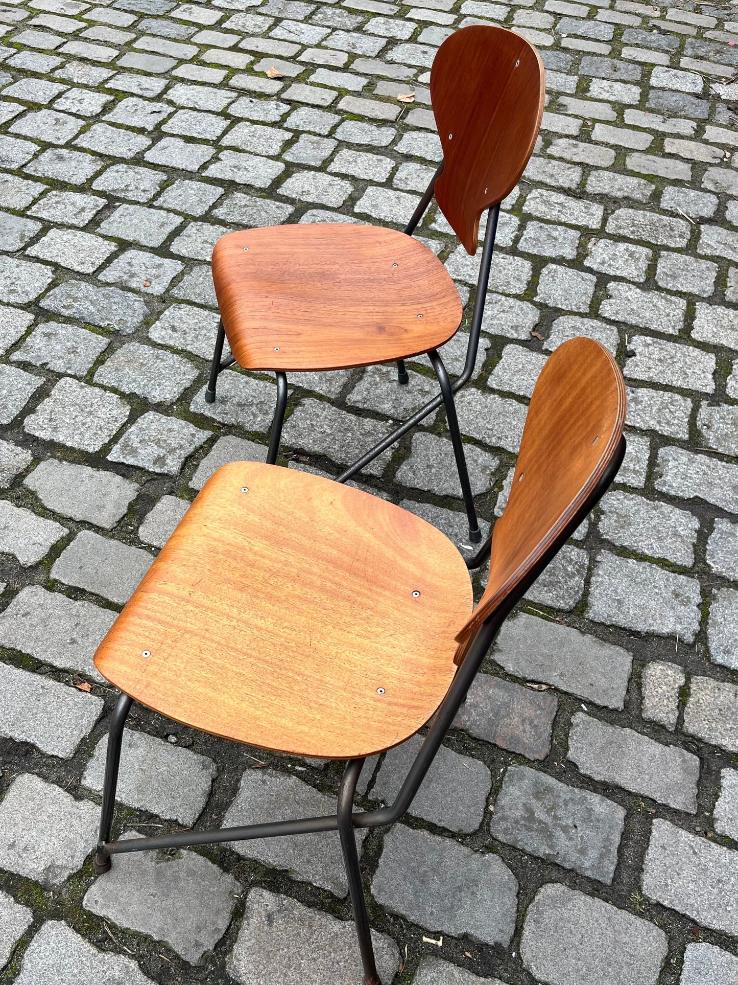Vintage Bugholzstuhl Set von 2 von Steen Eiler Rasmussen und Kai Lyngfeldt Larsen für Danbork