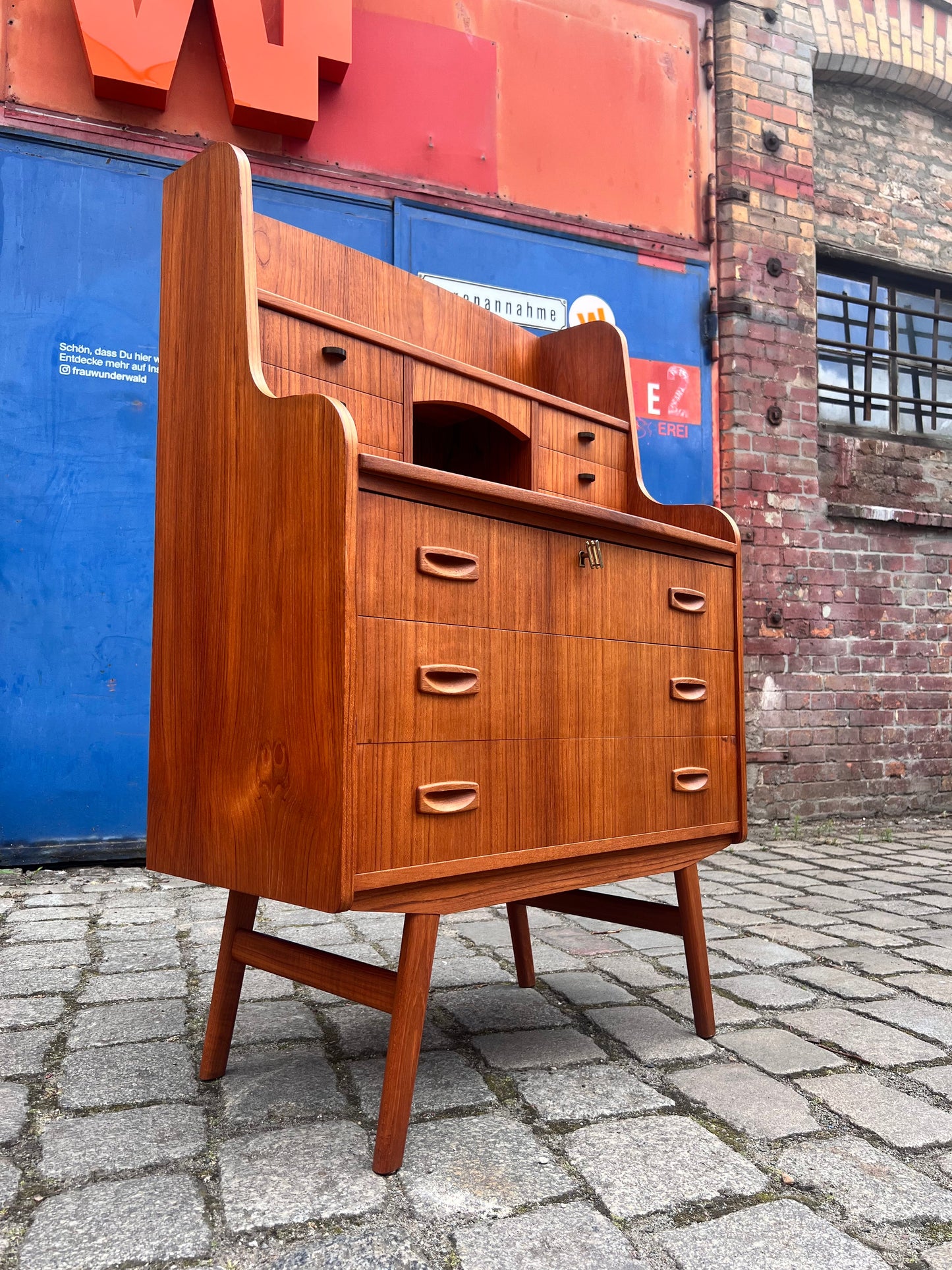 Vintage Sekretär Teak aus Dänemark