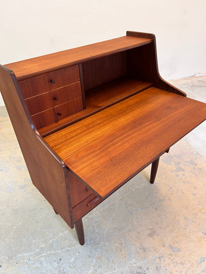 Vintage Sekretär aus Dänemark aus Teak