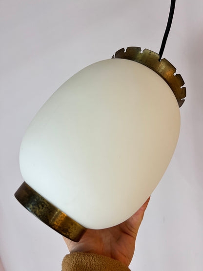 Hängelampe 'Kina' von Bent Karlby für Lyfa