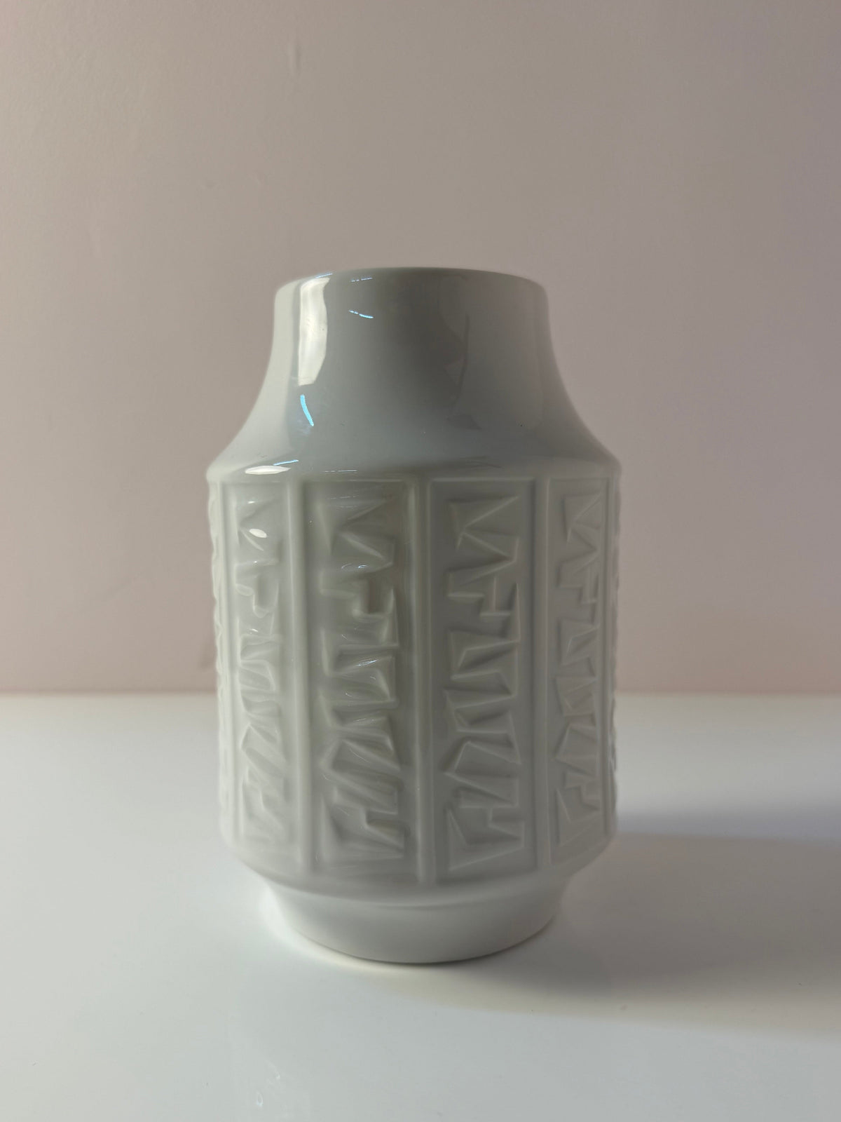Vase "Zickzack" Porzellan weiß von Winterling Bavaria