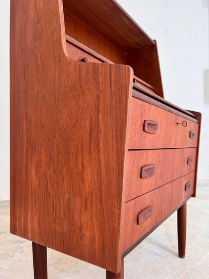 Vintage Sekretär aus Teak von Handbjerg Møbelfabrik