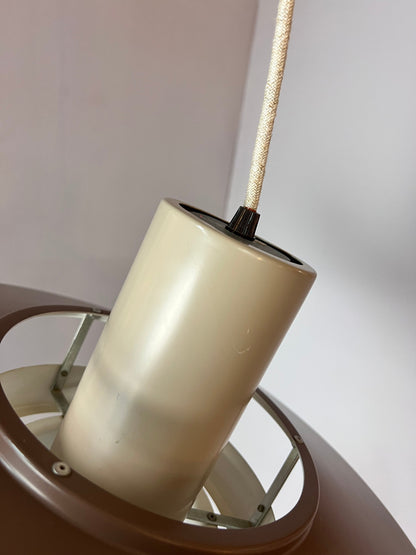 Vintage Hängelampe Falcon braun von Andreas Hansen für Fog und Mørup