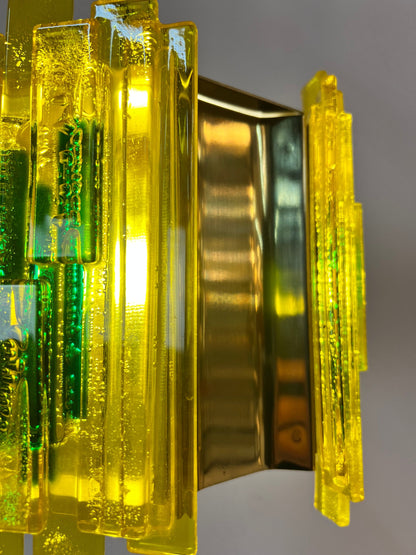 Vintage Hängelampe von Claus Bolby