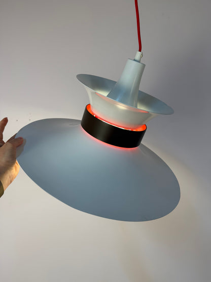 Vintage Lamellenlampe von Bent Nordsted für Lyskær Belysning