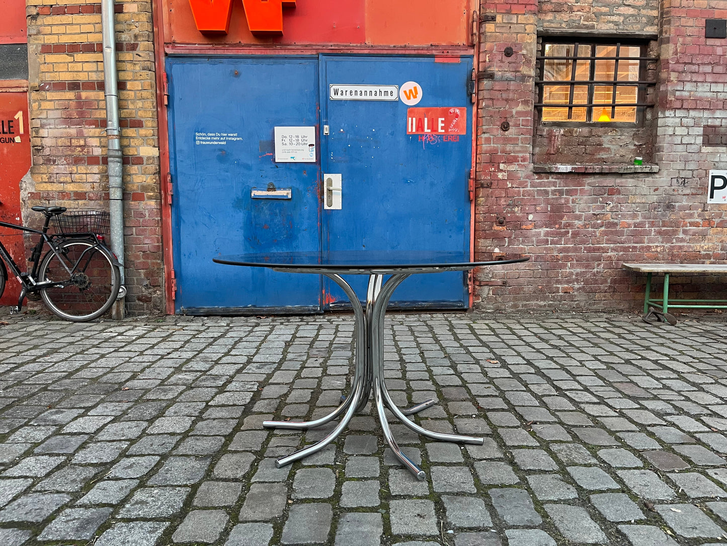 Vintage Esstisch Rauchglas von Gastone Rinaldi für Gastone Rinaldi