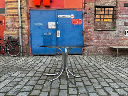 Vintage Esstisch Rauchglas von Gastone Rinaldi für Gastone Rinaldi