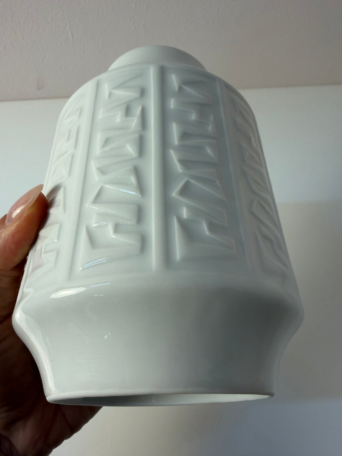 Vase "Zickzack" Porzellan weiß von Winterling Bavaria