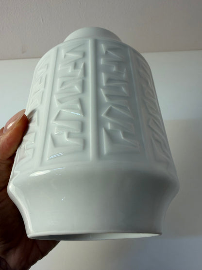 Vase "Zickzack" Porzellan weiß von Winterling Bavaria