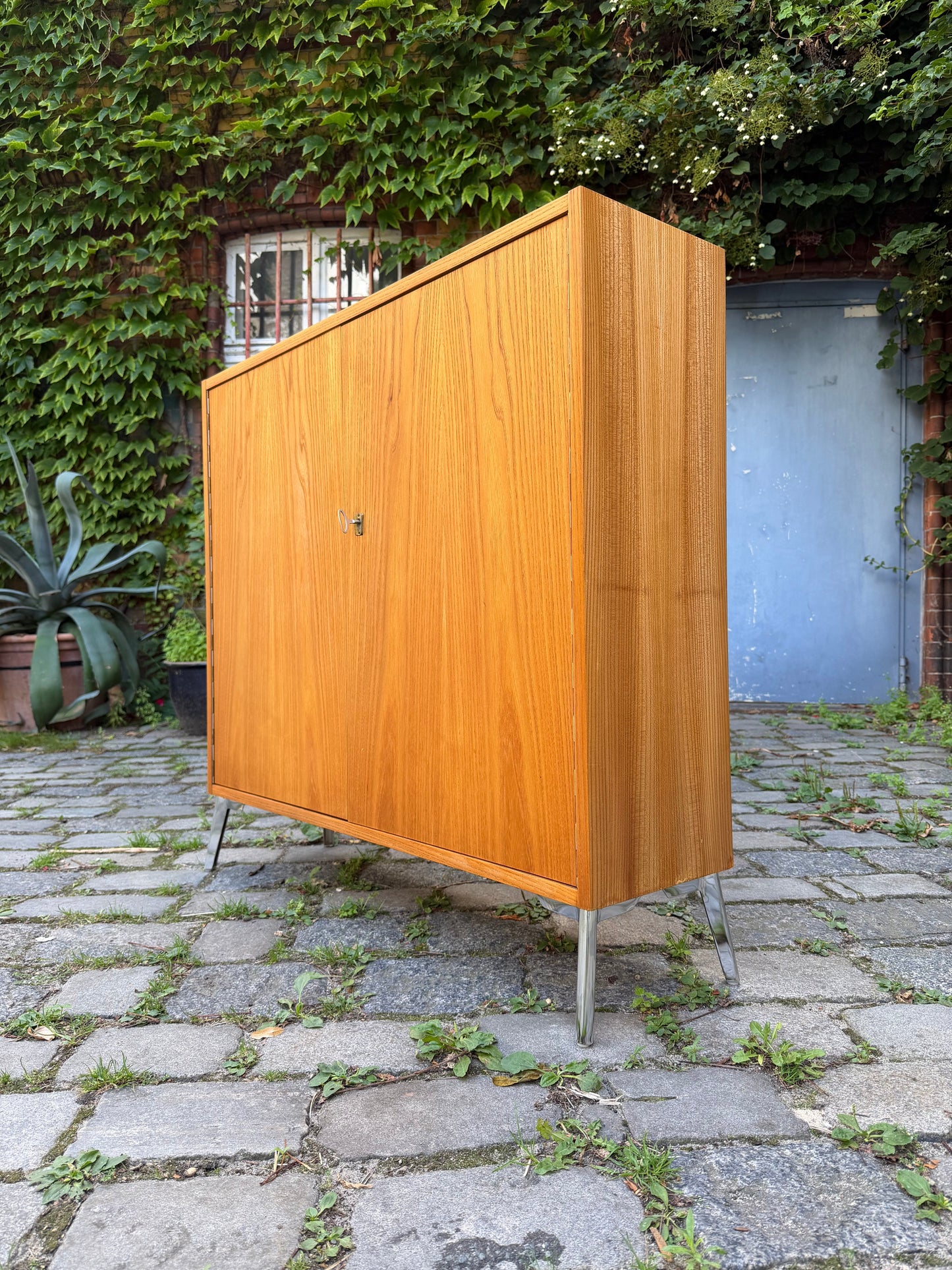 Vintage Schrank Typ 605 Esche von Hellerau