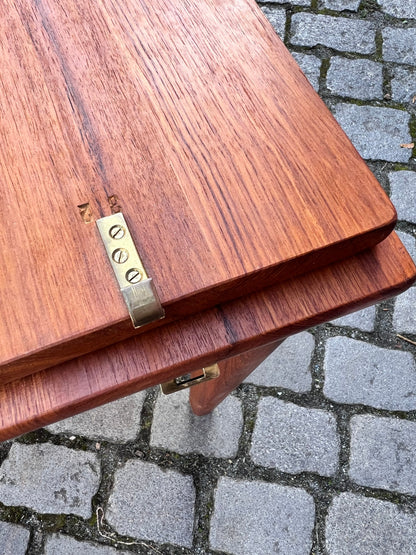 Esstisch Teak Vollholz mit eingehängter Platte