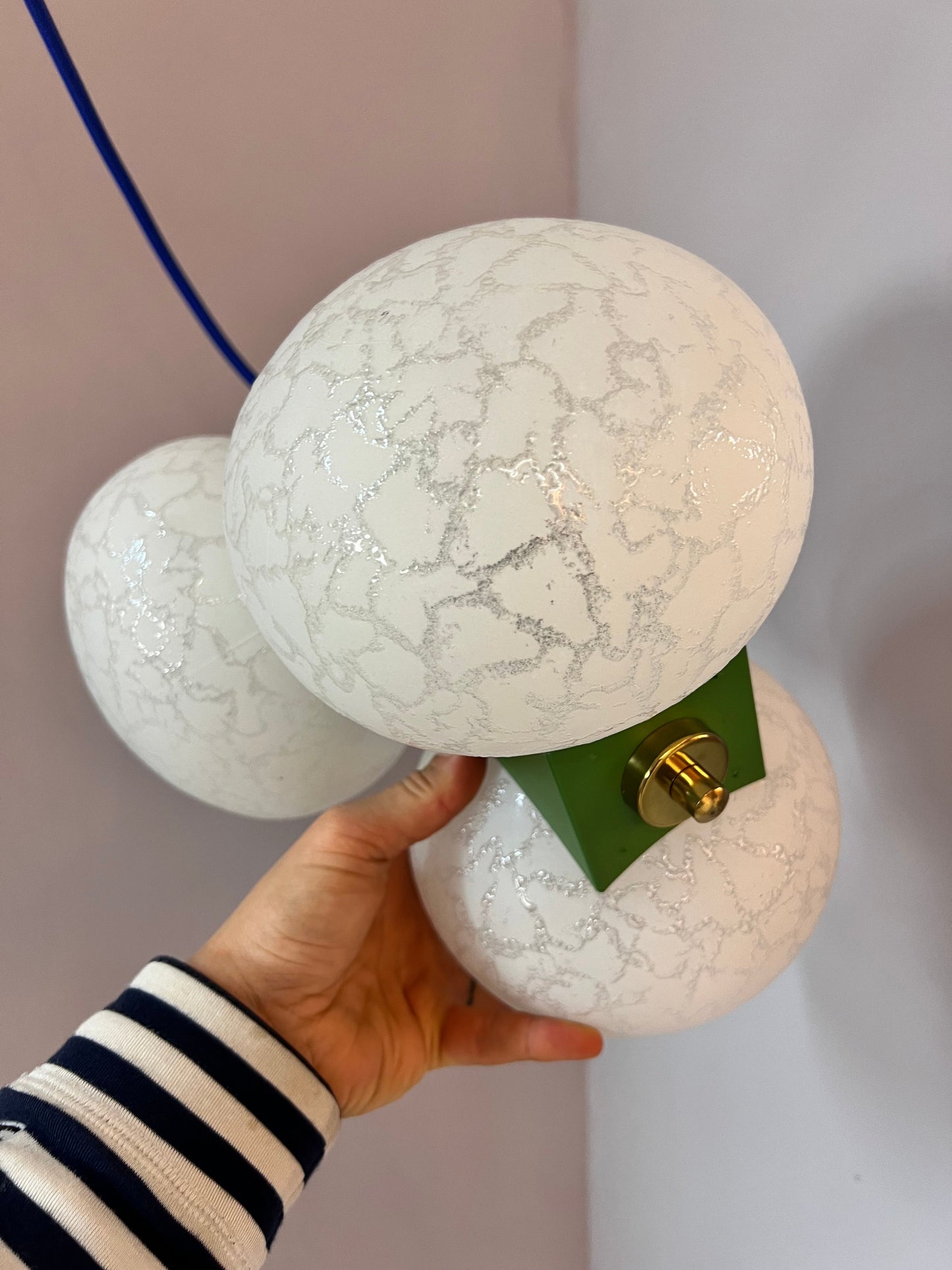 Vintage Hängelampe Space Age von Richard Essig