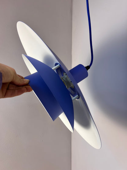Vintage Lampe Donau von JEKA blau