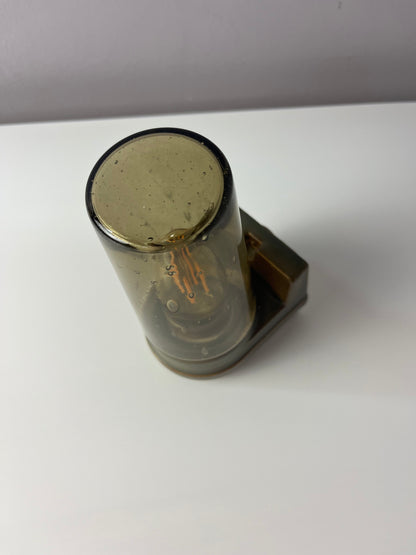 Vintage Wandlampe Modell 6080 Rauchglas von Sigvard Bernadotte für Ifö