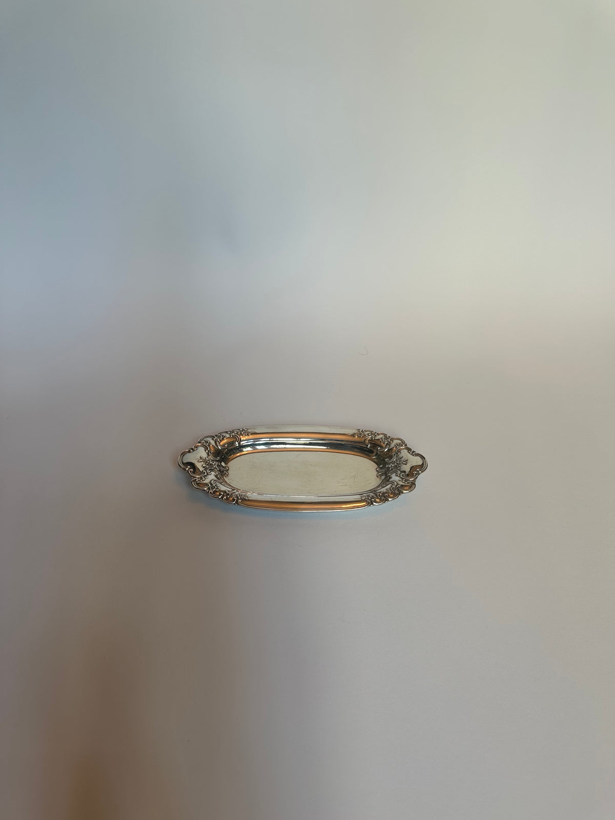 Bol ovale vintage en argent modèle 12792 de Tiffany & Co. de style néoclassique