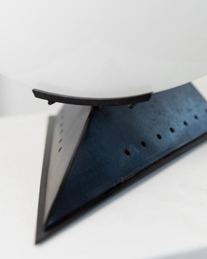 Lampe de table vintage en verre de Murano style Memphis Italie années 1980