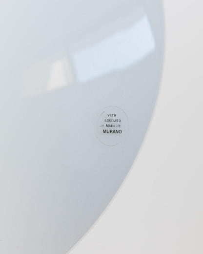 Lampe de table vintage en verre de Murano style Memphis Italie années 1980