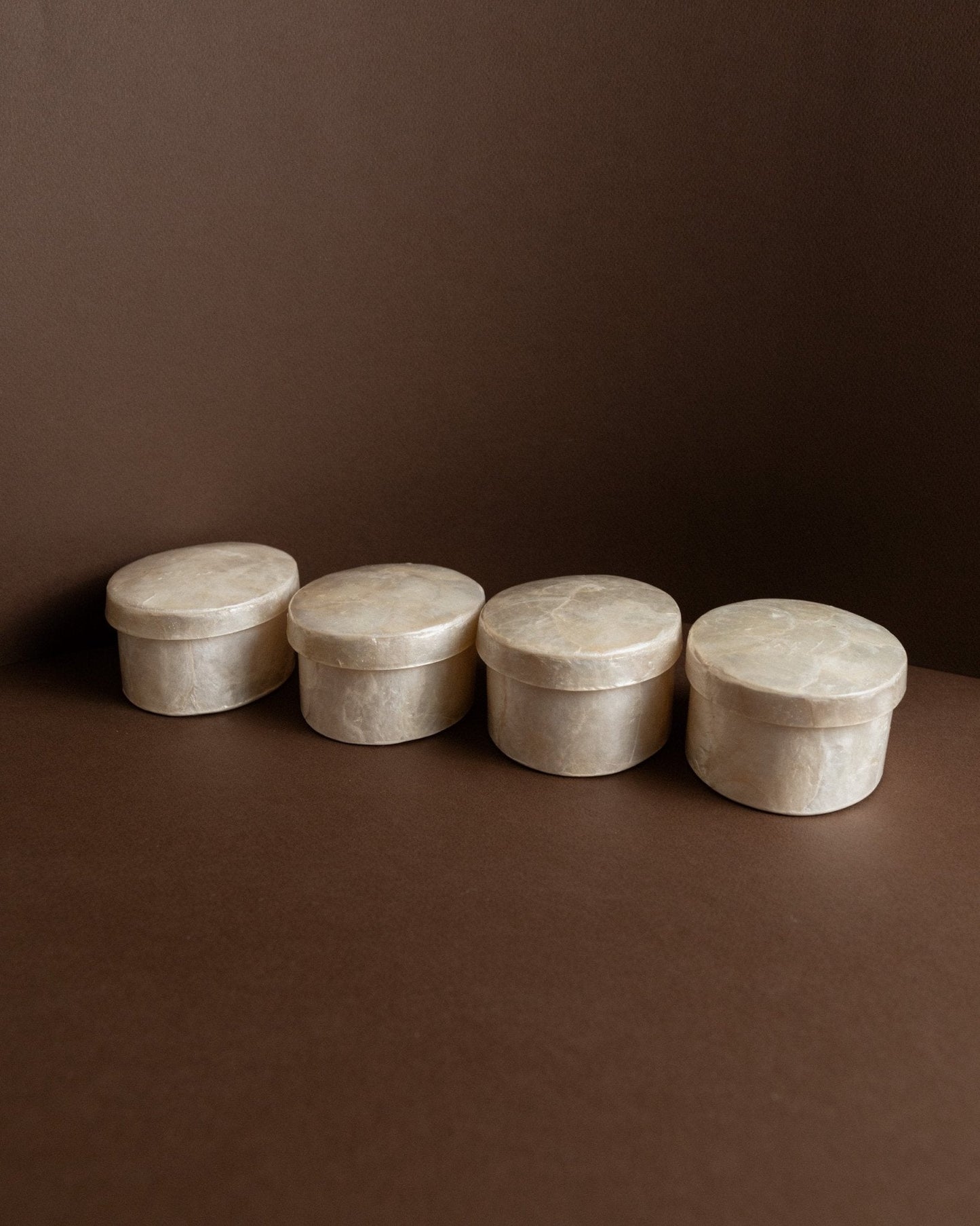 Vintage Schmuckschatulle aus Perlmutt aus Italien 1950er