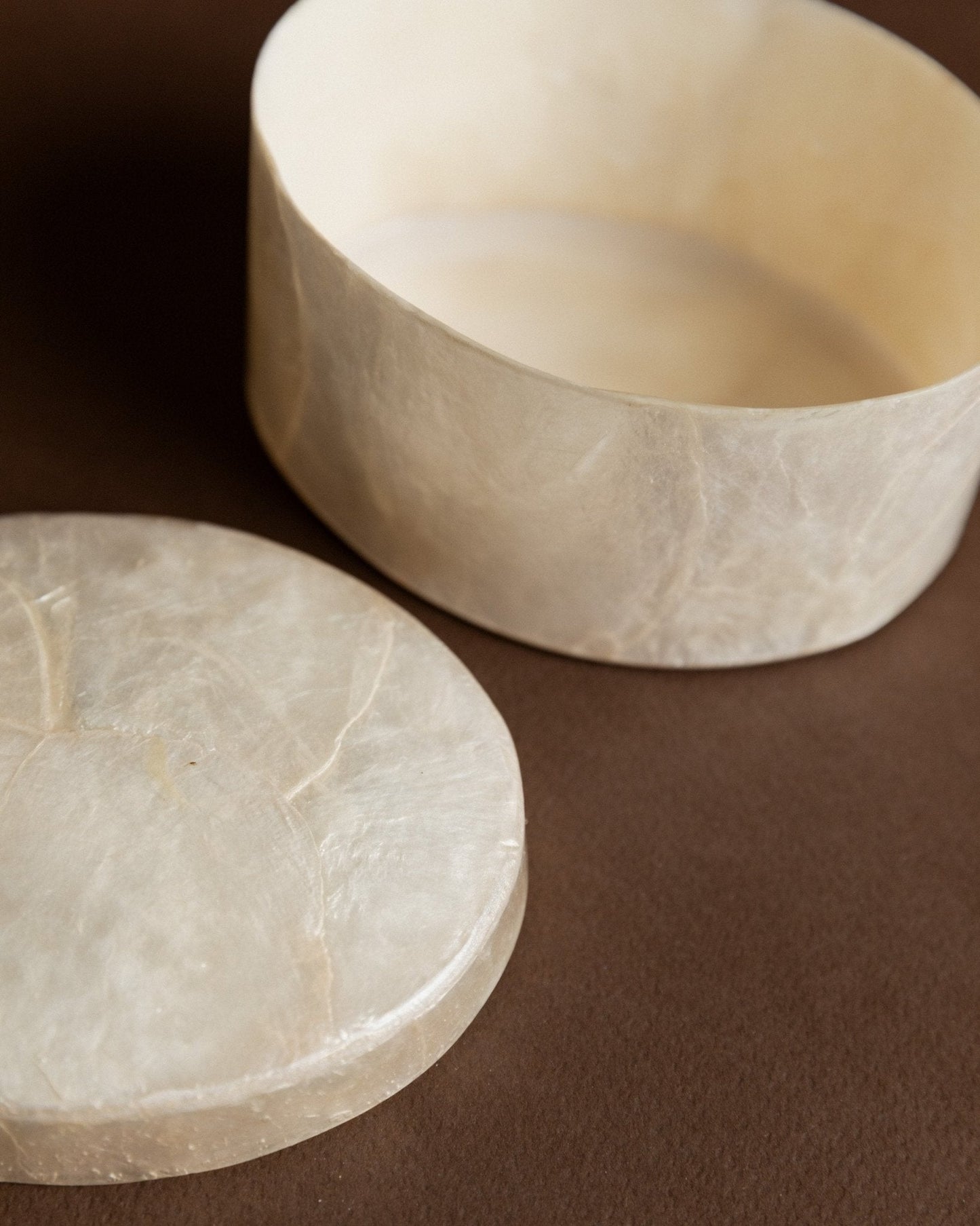 Vintage Schmuckschatulle aus Perlmutt aus Italien 1950er