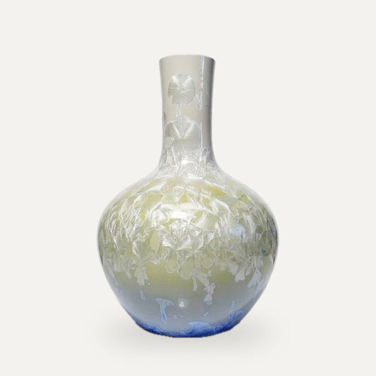 Vintage Vase Jingdezhen Zhi kristalline Emaille Multicolor | studio