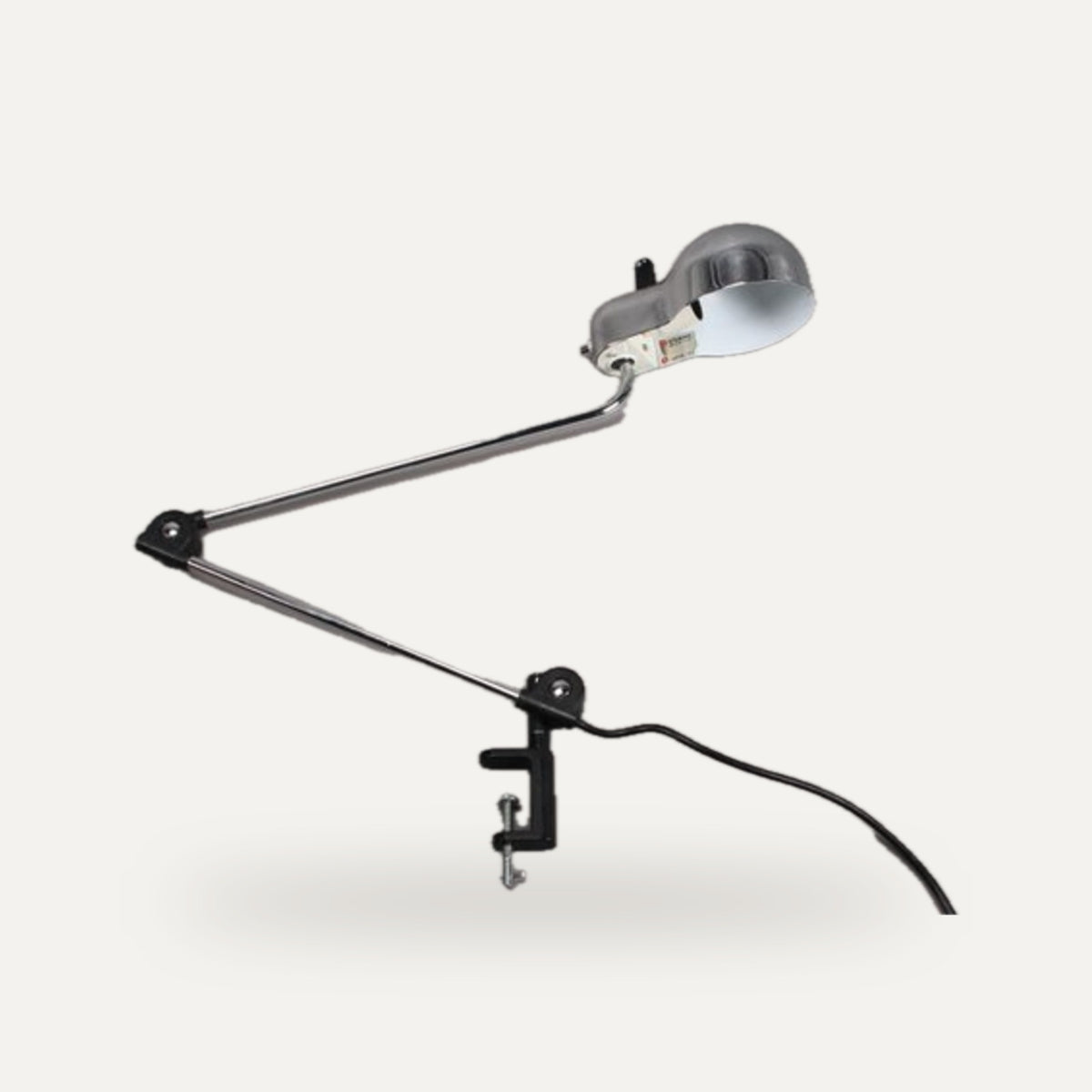 Vintage Schreibtischlampe Topo von Joe Colombo für Stilnovo silber | studio