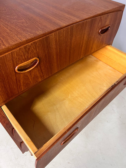 Vintage teak chest of drawers from Denmark