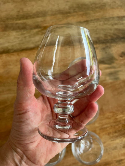 Vintage Cognacgläser, Set aus 6 Stück