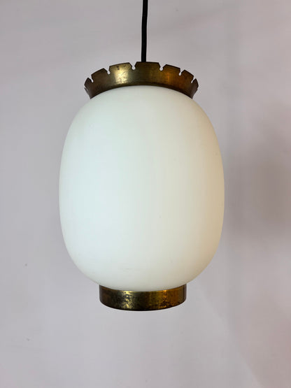 Hängelampe 'Kina' von Bent Karlby für Lyfa