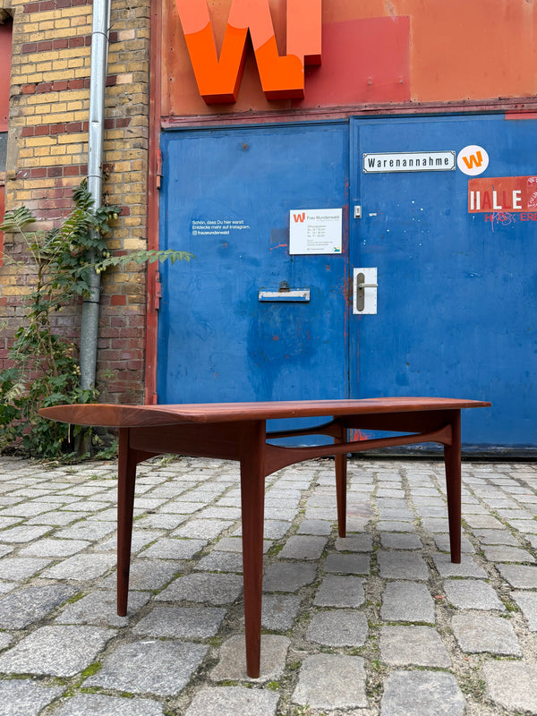 Couchtisch Modell 503 Teak von Tove und Edvard Kindt-Larsen für France und Søn